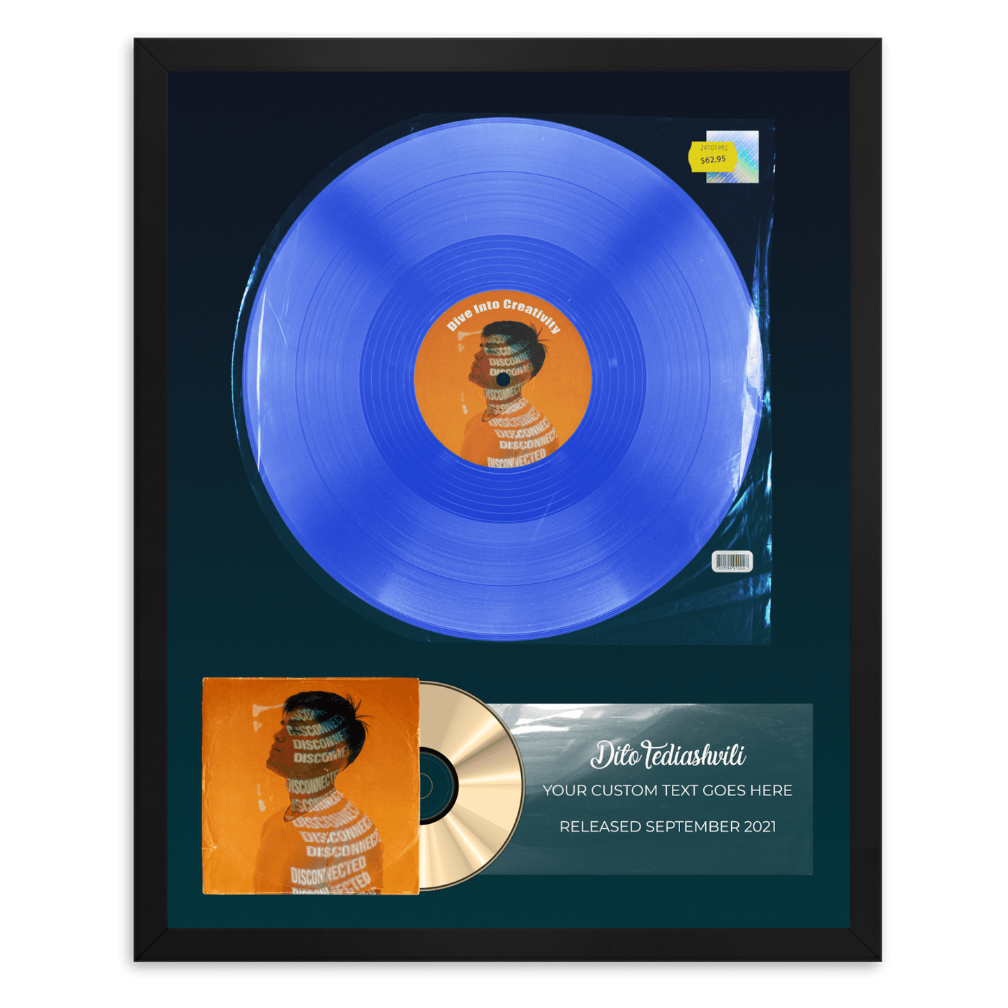 Vinyl Record Framed