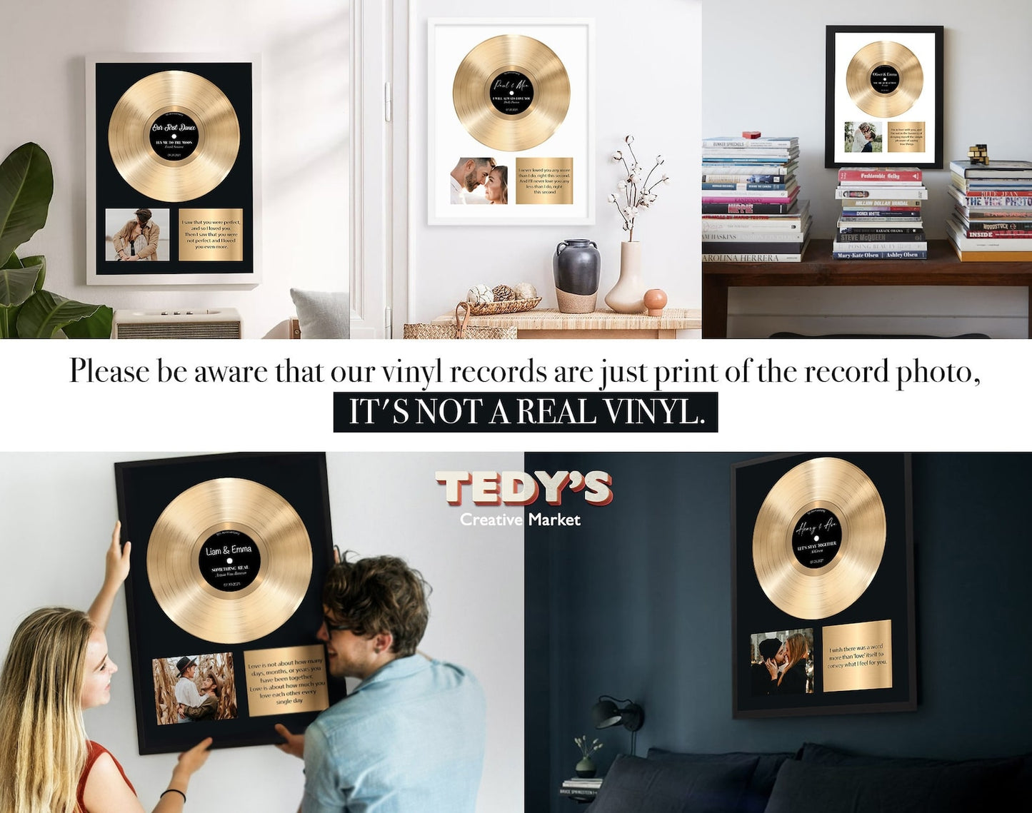 Father's Day Gift ✰ Custom Vinyl Record