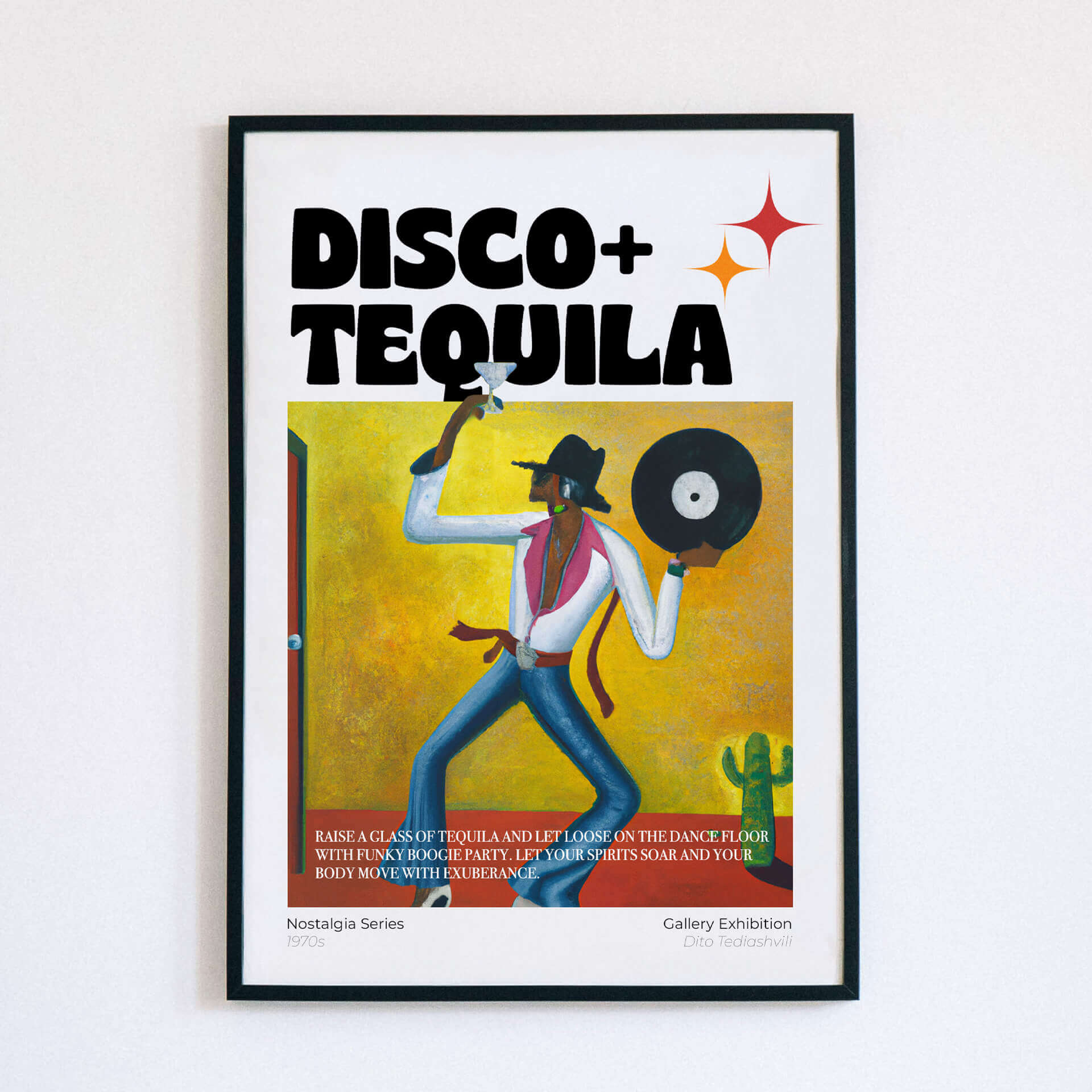 synet Manchuriet gallon Disco & Tequila Poster ✷ Aesthetic Art ✷ Funky Wall Art – DitoTediashvili