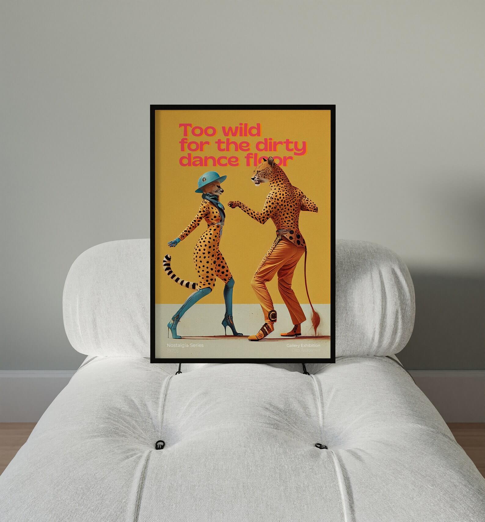 cheetah wall art