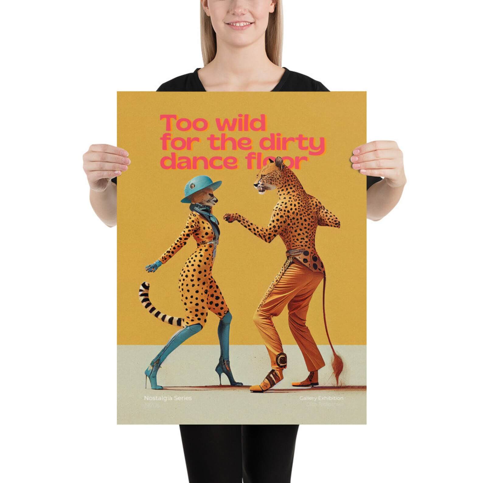 funky wall art unframed