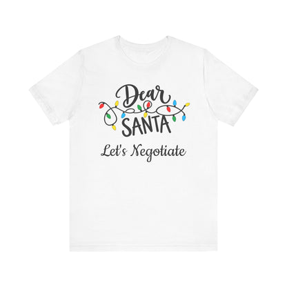 Custom Dear Santa Shirt, Personalized Funny Family Christmas Tees