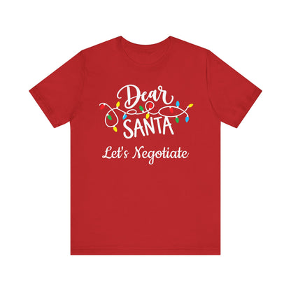 Custom Dear Santa Shirt, Personalized Funny Family Christmas Tees