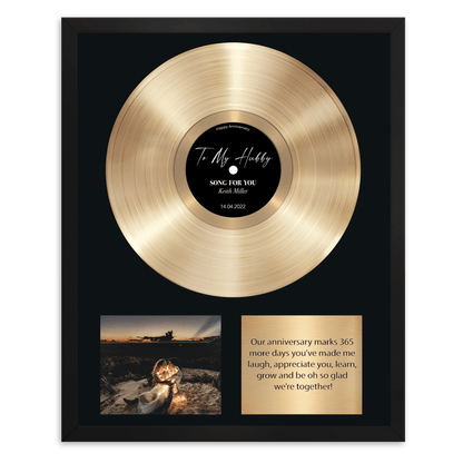 vinyl record gold