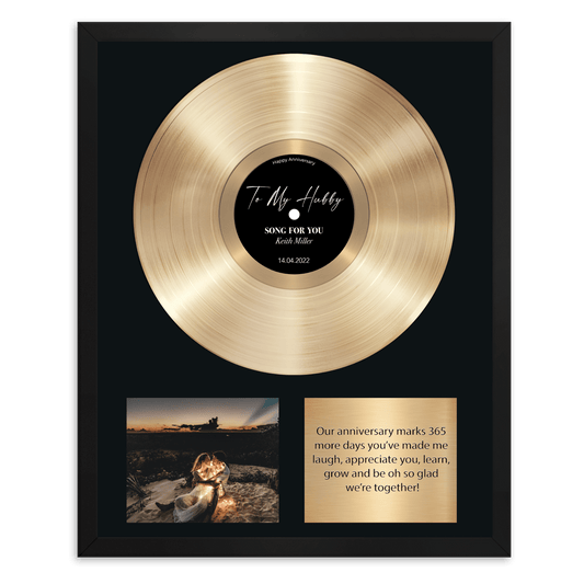 vinyl record gold
