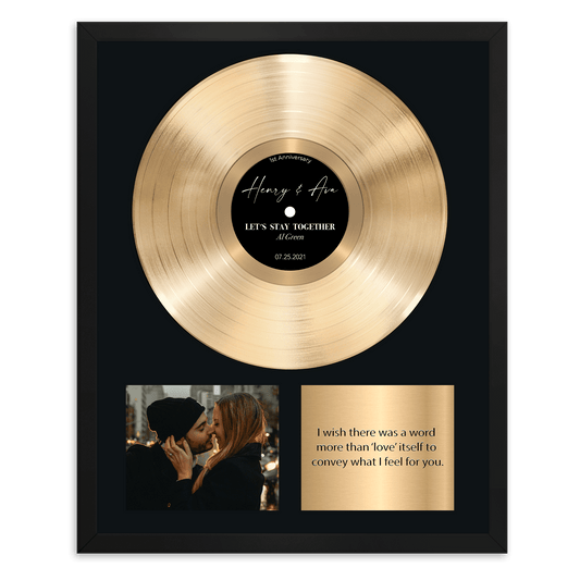 Vinyl Record Gold