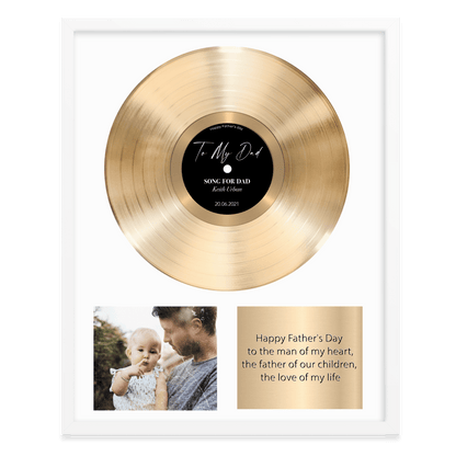 Father's Day Gift ✰ Custom Vinyl Record