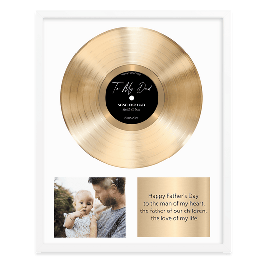 Father's Day Gift ✰ Custom Vinyl Record