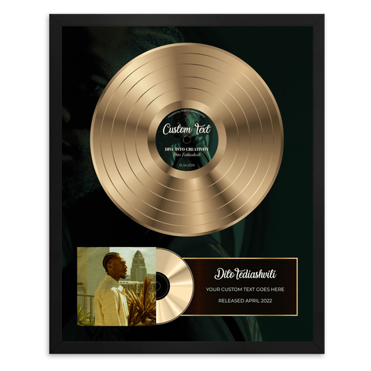 Vinyl Record Gold