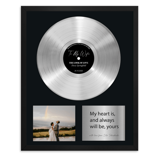 Custom Vinyl Record Gift - 1st Anniversary