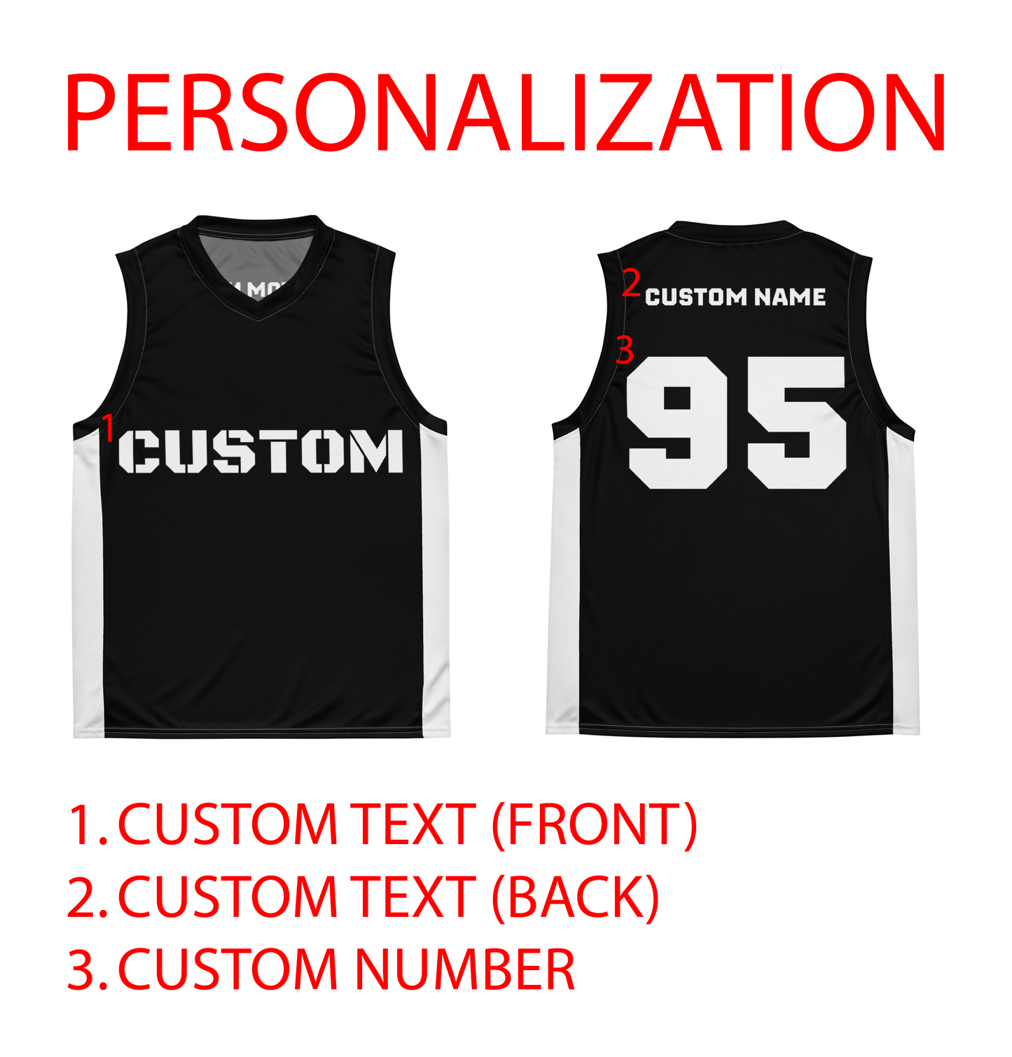 Custom 2026 Tour Spirit Jersey - Personalized Name, Number & Front Text